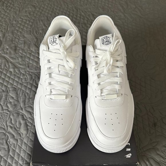 Nike Air Force 1 Pixel Low Triple White AF1 Women 12 Men 10.5 - Picture 2 of 8